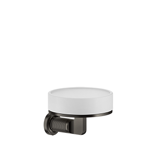 Мыльница, Gessi, Inciso, шгв 115*125*35, цвет-Black XL/белый - купить в интернет-магазине Sun-buy