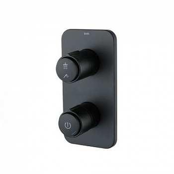 Смеситель IDDIS двумя выходами с управлением Push Control черный матовый встраиваемый Slide (SLIBLBT - купить в интернет-магазине Sun-buy