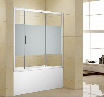 Шторка на ванну Aquanet Practic AE10-B-160H150U-CP, прозрачное стекло - купить в интернет-магазине Sun-buy