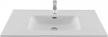 Раковина Aquanet Flat 100 белая матовая 00330426 - купить в интернет-магазине Sun-buy