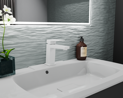Смеситель для умывальника RUSH Thira (TR3635-12White) - купить в интернет-магазине Sun-buy