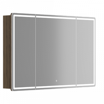 Зеркальный шкаф для ванной комнаты SANCOS Mirror 1190x150х740 мм, с LED подсветкой, цвет дуб чарльстон, арт. MI120ECH - купить в интернет-магазине Sun-buy