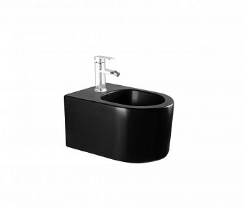 Биде подвесное Aquatek Мия AQ1004-MB 37х49х30 см, цвет черный матовый - купить в интернет-магазине Sun-buy