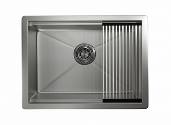 Кухонная мойка GRANULA Kitchen Space (6045U, СТАЛЬ МАТОВАЯ) - купить в интернет-магазине Sun-buy