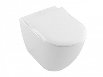 Унитаз, Villeroy&Boch, Subway 2.0, приставной, шгв 370*560*400, цвет-альпийский белый 5602R001 - купить в интернет-магазине Sun-buy