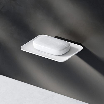 A50A34222 Inspire V2.0, Стеклянная мыльница с настенным держателем, черный, шт - купить в интернет-магазине Sun-buy
