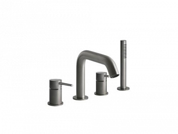 * Смеситель для ванны и душа, Gessi, BATH316, цвет-Steel Brushed - купить в интернет-магазине Sun-buy