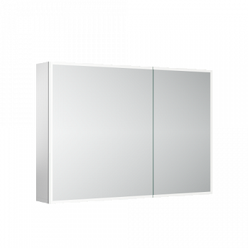 Зеркальный шкаф для ванной комнаты из алюминия SANCOS Evoke1000x700х136 мм с LED подсветкой, арт. SC80100 - купить в интернет-магазине Sun-buy