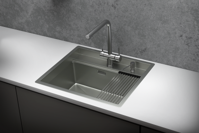Кухонная мойка GRANULA Kitchen Space (6051, СТАЛЬ МАТОВАЯ) - купить в интернет-магазине Sun-buy