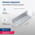 Полка Aquanet Магнум 30x8 сталь браш, открытая 00334113 Полка Aquanet Магнум 30x8 сталь браш, открытая 00334113 - купить в интернет-магазине Sun-buy