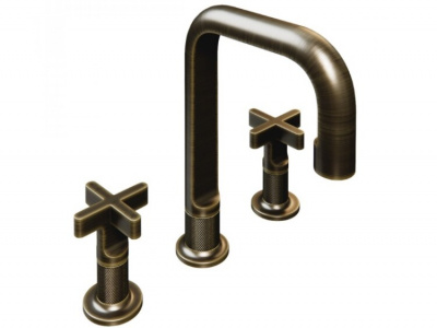 * Смеситель для раковины, Gessi, Inciso, цвет-Copper Brushed PVD - купить в интернет-магазине Sun-buy