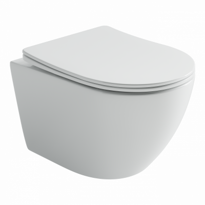 Подвесной унитаз CERAMICANOVA Uno смыв Торнадо 490x360x360 белый CN11001T - купить в интернет-магазине Sun-buy