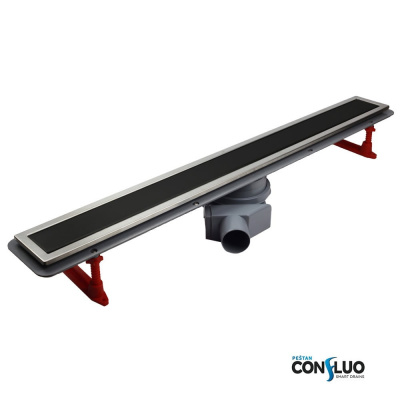 Душевой лоток Pestan 450 Premium Line Black Glass  (13000291) - купить в интернет-магазине Sun-buy