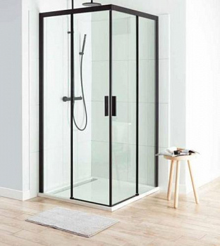 Душевой уголок Aquanet Pleasure AE60-S-100x100U-BT 100x100, прозрачное стекло - купить в интернет-магазине Sun-buy