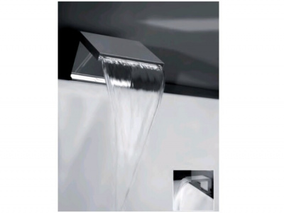 * Излив, Gessi, Cascata, цвет-Black Metal Brushed PVD - купить в интернет-магазине Sun-buy