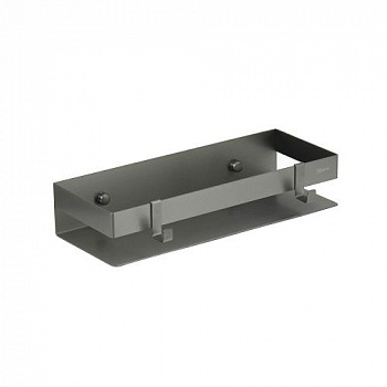Полка для душа прямая Lemark SHELF LINE 300 мм из нерж. стали с крючками, графит (9776051) - купить в интернет-магазине Sun-buy