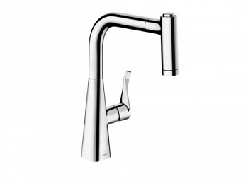 Смеситель для кухни, Hansgrohe, Metris M71, цвет-хром 14834000 - купить в интернет-магазине Sun-buy