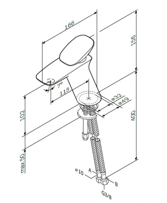 F70A02100 Spirit V2.0 смеситель д/умывальника, хром, шт - купить в интернет-магазине Sun-buy