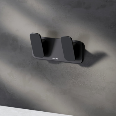 A50A35622 Inspire V2.0, Двойной крючок для полотенец, черный, шт - купить в интернет-магазине Sun-buy