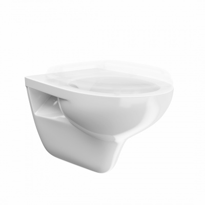 Унитаз подвесной XPRO безободковый, белый глянцевый - купить в интернет-магазине Sun-buy