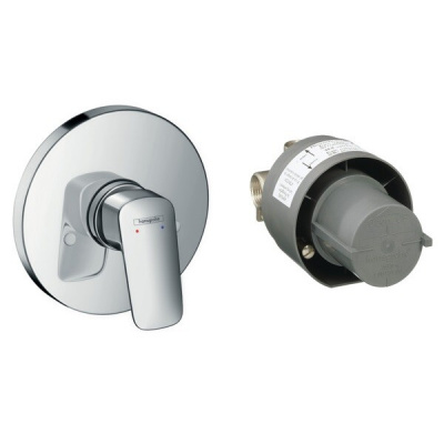 Смеситель для душа, Hansgrohe, Logis, цвет-хром 71666000 - купить в интернет-магазине Sun-buy