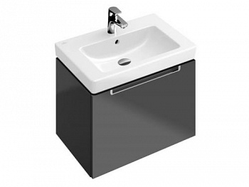 Раковина, Villeroy&Boch, Subway 2.0, шг 550*440, отверстия для смесителя-1 сквозное, 2 промаркированных, цвет-альпийский белый 7113F501 - купить в интернет-магазине Sun-buy