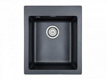 Мойка KANTE 40, IT-GRANIT, PM104249-BLM, черный металлик, 415х490 мм, Paulmark - купить в интернет-магазине Sun-buy