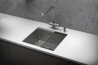 Кухонная мойка GRANULA Kitchen Space (5045U, СТАЛЬ МАТОВАЯ) - купить в интернет-магазине Sun-buy