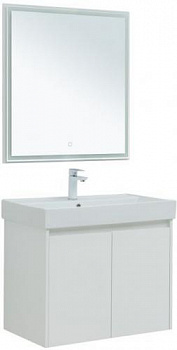 Мебель для ванной Aquanet Nova Lite 75 белый глянец (2 дверцы) 00302535 - купить в интернет-магазине Sun-buy