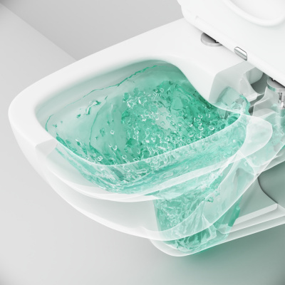 C851701SC X-Joy подвесной унитаз FlashClean с сиденьем микролифт - купить в интернет-магазине Sun-buy