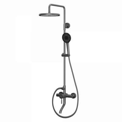 Душевая система с изливом RUSH Melos графит (SUS1101-40Grey) - купить в интернет-магазине Sun-buy