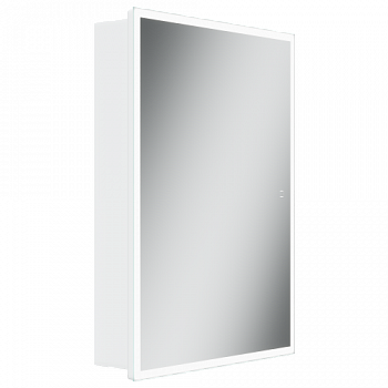 Зеркальный шкаф для ванной комнаты SANCOS  Cube 600х140х800 с подсветкой, арт.CU600 - купить в интернет-магазине Sun-buy