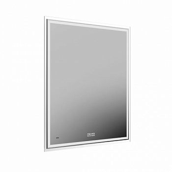 Зеркало TECNO c LED 70 с подсветкой, с функцией антизапотевание, белый глянцевый - купить в интернет-магазине Sun-buy