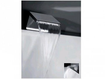 * Излив, Gessi, Cascata, цвет-Black Metal Brushed PVD - купить в интернет-магазине Sun-buy