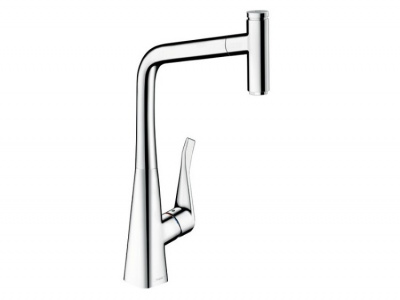 Смеситель для кухни, Hansgrohe, Metris Select M71, цвет-хром 14884000 - купить в интернет-магазине Sun-buy