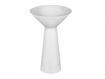 * Раковина, Gessi, Cono, шгв 546*546*900, отверстия для смесителя-отсутствуют, цвет -матовый белый - купить в интернет-магазине Sun-buy