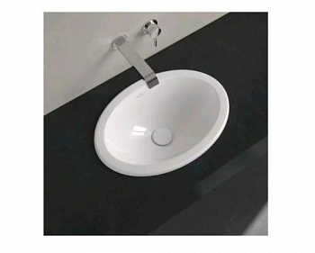 Раковина, Villeroy&Boch, Loop&Friends, шгв 570*410*215, отверстия для смесителя-отсутствуют, цвет-альпийский белый (белый Alpin) 4A620001 - купить в интернет-магазине Sun-buy