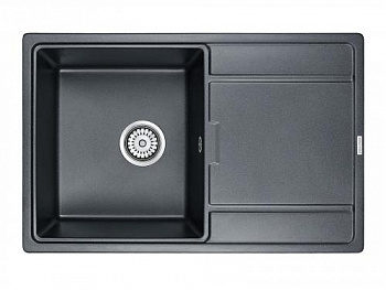 Мойка FLUGEN 50-780, IT-GRANIT, PM217850-BLM, черный металлик, 780х500 мм, Paulmark - купить в интернет-магазине Sun-buy