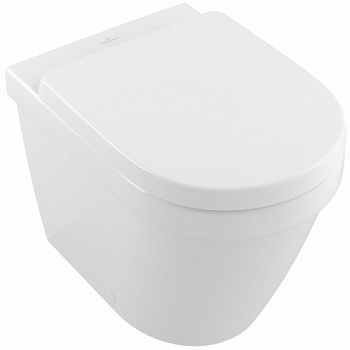 Унитаз пристенный, Villeroy&Boch, Architectura, шгв 370*540*400, CeramicPlus, цвет-альпийский белый 5690R0R1 - купить в интернет-магазине Sun-buy
