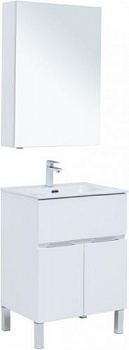 Мебель для ванной Aquanet Алвита New 60 1 ящик, 2 дверцы, белый матовый 00274529 - купить в интернет-магазине Sun-buy