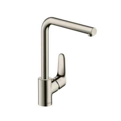 Смеситель для кухни, Hansgrohe, Focus M41, цвет-сталь 31817800 - купить в интернет-магазине Sun-buy