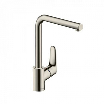 Смеситель для кухни, Hansgrohe, Focus M41, цвет-сталь 31817800 - купить в интернет-магазине Sun-buy