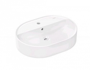 Раковина, Hansgrohe, Xuniva U, шгв 600*450*145, отверстия для смесителя-1, цвет-белый 60171450 - купить в интернет-магазине Sun-buy