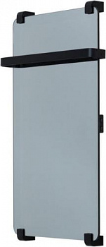 Полотенцесушитель электрический Allen Brau Infinity 80x44 с рейлингом и креплением, черный браш 00305018 - купить в интернет-магазине Sun-buy