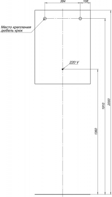Зеркало Aquanet Гласс 60 белый LED 00274025 - купить в интернет-магазине Sun-buy