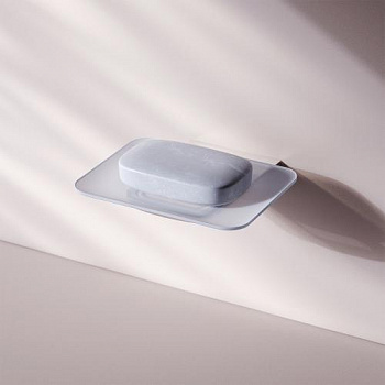 A50A34200 Inspire V2.0, Стеклянная мыльница с настенным держателем, хром, шт - купить в интернет-магазине Sun-buy