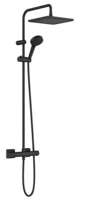 Душевая стойка, Hansgrohe, Vernis Shape, цвет-черный матовый 26427670 - купить в интернет-магазине Sun-buy