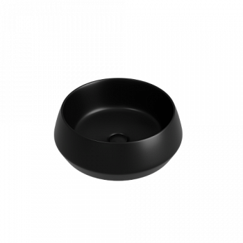 Раковина CERAMICANOVA Maya накладная круглая 400x400x140 черный матовый CN12004MB - купить в интернет-магазине Sun-buy