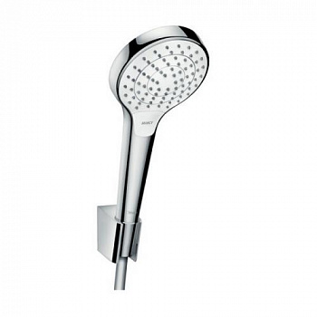 Душевой набор, Hansgrohe, Croma Select S, цвет-белый/хром 26411400 - купить в интернет-магазине Sun-buy