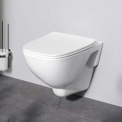 C851701SC X-Joy подвесной унитаз FlashClean с сиденьем микролифт - купить в интернет-магазине Sun-buy